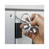 Kapcsolószekrény kulcs multifunkciós 10profil 2keresztkulcs 2bit 92mm univerzális TwinKey KNIPEX