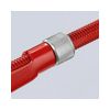 Csőfogó 90° lesarkított pofa 750mm piros 130mm-befogás KNIPEX