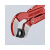Csőfogó S-alakú pofa 680mm piros 120mm-befogás KNIPEX