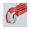 Csőfogó S-alakú pofa 680mm piros 120mm-befogás KNIPEX