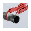 Csőfogó S-alakú pofa 680mm piros 120mm-befogás KNIPEX