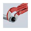 Csőfogó S-alakú pofa 680mm piros 120mm-befogás KNIPEX