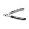 Elektronikai oldalcsípő fogó 54HRC max.d1,6/1mm nyitórugós szürke-fekete  Super Knips KNIPEX