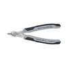 Elektronikai oldalcsípő fogó 54HRC max.d1,6/1mm nyitórugós szürke-fekete  Super Knips KNIPEX
