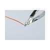 Elektronikai oldalcsípő fogó 54HRC max.d1,6/1mm nyitórugós szürke-fekete  Super Knips KNIPEX