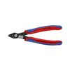Elektronikai oldalcsípő fogó 62HRC max.d1,6/1,2mm nyitórugós piros-kék normál Super Knips KNIPEX