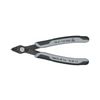 Elektronikai oldalcsípő fogó 62HRC max.d1,6/1,2mm nyitórugós szürke-fekete  Super Knips KNIPEX
