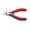 Vezetékcsupaszító fogó elektronikai csavarosan állítható piros-kék 0.10-0.80mm KNIPEX