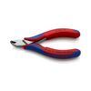 Homlokcsípő fogó elektronikai 56HRC max.d1,5/1/0,5mm 115mm 11mm-sz/fej KNIPEX