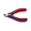 Homlokcsípő fogó elektronikai 56HRC max.d1,5/1/0,5mm 115mm 11mm-sz/fej KNIPEX