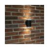 Homlokzatvilágító lámpatest fel-le világít falonkívüli 2xmax.10W (ff-nélkül) 220-240V AC ZEVI W EL 2GU10 B KANLUX