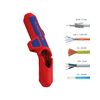 Kábel-/ércsupaszító univerezális jobbkezes 8-13mm 0.20-4mm2 hosszvágó körvágó ErgoStrip KNIPEX