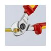 Kábelvágó mechanikus egykezes 15mm-max. kábelátmérő 50mm2-max. 165mm-hossz 1000V VDE KNIPEX
