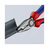 Kombinált fogó 60HRC max.d12/3,4/2,2mm-vágás piros-kék polírozott 180mm KNIPEX