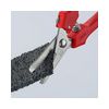 Kombinált olló karton- műanyag- Al-/Ms-/Cu-fóliához multifunkcionális fogazott-lap 190mm KNIPEX