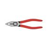Kombinált fogó 60HRC max.d12/3,4/2,2mm-vágás piros 180mm KNIPEX