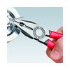 Kombinált fogó 60HRC max.d12/3,4/2,2mm-vágás piros 180mm KNIPEX