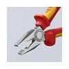 Kombinált fogó 60HRC max.d12/3,4/2,2mm-vágás króm piros-sárga 180mm 1000V szigetelt VDE KNIPEX