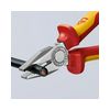 Kombinált fogó 60HRC max.d12/3,4/2,2mm-vágás króm piros-sárga 180mm 1000V szigetelt VDE KNIPEX