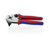 Krimp fogó négytüskés DEUTSCH érintkezőkhöz mechanikus 0.35-3mm2 KNIPEX