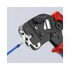 Krimp fogó önbeálló elülső bevezetéssel 0.08-10mm2 négyszögletes préselés-présforma KNIPEX