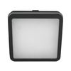 LED mennyezeti lámpa színhőállító kapcsolóval,fekete 230V,50Hz,18W, 1850lm, 3000K/4000K/6500K, IP65,D=220mm,EEI=F MFKNBL18CCT TRACON