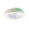 LED mennyezeti lámpatest ventilátoros (6-fokozat kétirányú nyári/téli mód) falonkívüli 2x 30W 220-240V AC 4200lm 3000-6000K IP20 Modee