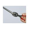 Markolófogó d4..22mm  csőhöz/kulcsnyíláshoz piros 22mm-max. átfogás 5-poz. 200mm TwinGrip KNIPEX