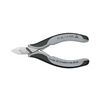 Elektronikai oldalcsípő fogó 57HRC max.d1,3/0,8mm nyitórugós szürke-fekete normál 115mm KNIPEX