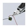 Elektronikai oldalcsípő fogó 57HRC max.d1,3/0,8mm nyitórugós szürke-fekete normál 115mm KNIPEX