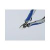 Oldalcsípő fogó 62HRC max.d1,7/0,6mm nyitórugós piros-kék normál 125mm KNIPEX