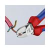 Oldalcsípő fogó 62HRC max.d4/2,8/2mm hosszított vágóél piros-kék normál 160mm KNIPEX