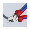 Oldalcsípő fogó 62HRC max.d4/2,8/2mm hosszított vágóél piros-kék normál 160mm KNIPEX