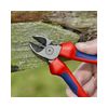 Oldalcsípő fogó 62HRC max.d4/2,8/2mm hosszított vágóél piros-kék normál 160mm KNIPEX