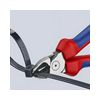 Oldalcsípő fogó 62HRC max.d4/2,8/2mm hosszított vágóél piros-kék normál 160mm KNIPEX