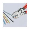 Oldalcsípő fogó 62HRC max.d4/2,8/2mm piros-kék szigetelés normál 160mm KNIPEX