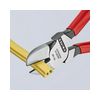 Oldalcsípő fogó 62HRC max.d4/2,8/2mm piros-kék szigetelés normál 160mm KNIPEX