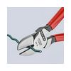 Oldalcsípő fogó 62HRC max.d4/2,8/2mm piros-kék szigetelés normál 160mm KNIPEX