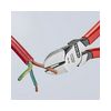 Oldalcsípő fogó 62HRC max.d4/2,8/2mm piros-kék szigetelés normál 160mm KNIPEX