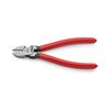 Oldalcsípő fogó 62HRC max.d4/2,8/2mm piros-kék szigetelés normál 160mm KNIPEX