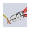 Oldalcsípő fogó 62HRC max.d4/2,8/2mm piros-kék szigetelés normál 160mm KNIPEX