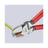 Oldalcsípő fogó 62HRC max.d4/2,8/2mm piros-kék szigetelés normál 160mm KNIPEX