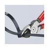Oldalcsípő fogó 62HRC max.d4/2,8/2mm piros-kék szigetelés normál 160mm KNIPEX