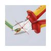 Oldalcsípő fogó 62HRC max.d4/3/2,5mm piros-sárga szigetelés normál 180mm szigetelt 1000V KNIPEX