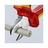 Oldalcsípő fogó 62HRC max.d4/3/2,5mm piros-sárga szigetelés normál 180mm szigetelt 1000V KNIPEX