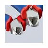 Elektronikai oldalcsípő fogó 62HRC max.d1,6/1,2/0,6mm piros-kék normál 115mm KNIPEX