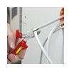 Oldalcsípő fogó nagy áttételű max.d4,8/3,8/2,7 piros-sárga normál 160mm szigetelt 1000V KNIPEX