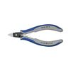 Oldalcsípő fogó precíziós-elektronikai max.d1mm szürke-kék normál 125mm x KNIPEX