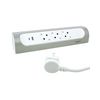 Asztali elosztósor sarokba 3680W USB-A+USB-C/15W 1m 3x2P+F/230V 16A fehér IP20 PerfectFit LEGRAND