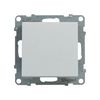 Suno 101 1P kapcsoló 101 1P kapcsoló betét közp. fedéllel alumínium süllyesztett rugós LEGRAND